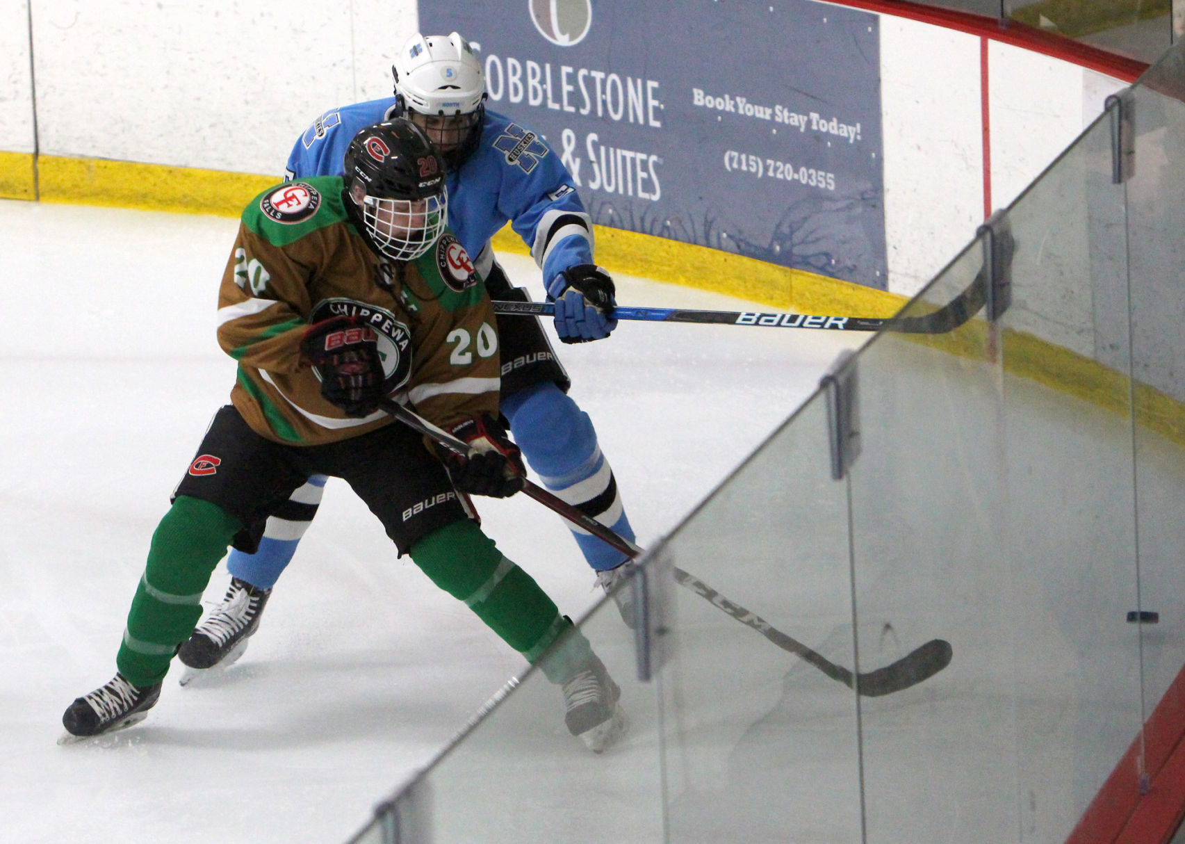Eau Claire North at Chi-Hi boys hockey 1-8-19